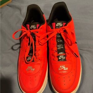 I am selling Nike Air Force ones, and the color neon